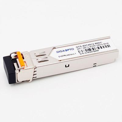 Modul Transceiver BiDi SFP 1000BASE-BX 1.25G TX1570nm/RX1490nm 80km LC SMF DOM