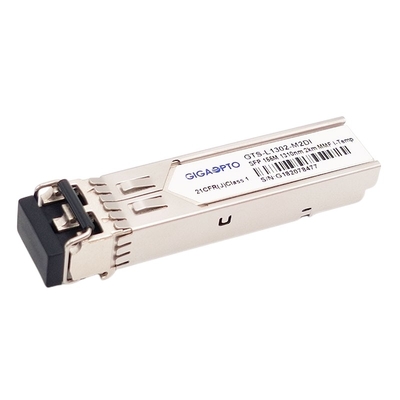Modul Transceiver Optik SFP Industri 100BASE FX Duplex LC 1310nm MMF 2km 155Mbps DOM
