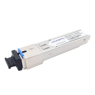 OLT GPON SFP Transceiver Kelas B+ TX 1490nm 2.5G RX 1310nm 1.25G 20km SC DDM Transceiver Module