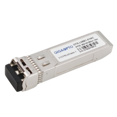 Tingkat Ganda 10G 25GBASE-SR SFP28 Transceiver Optik MMF 850nm 100m Modul Transceiver Optik LC DOM