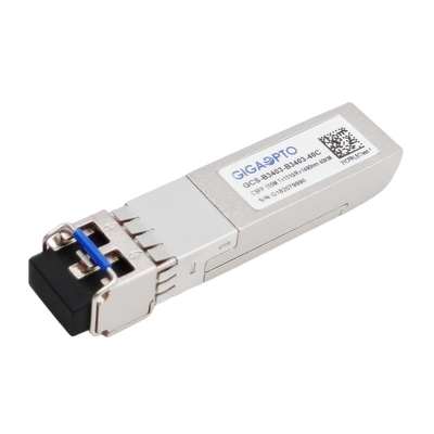 Saluran Ganda 155Mbps Compact SFP BIDI Transceiver TX1310nm RX1490nm LC 40km DOM
