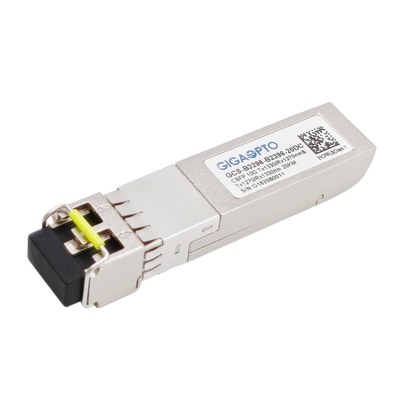 10G Compact SFP+ Dual BIDI Transceiver 20km LC DOM