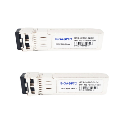 850nm 16GFC Fiber Channel Transceiver MMF 100m Untuk Cisco DS-SFP-FC16G-SW