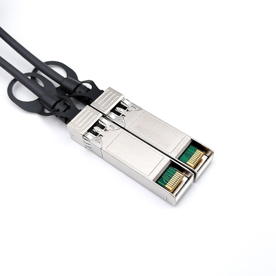 RoHS Compliant 0-70°C Direct Attach Kabel Hitam Warna