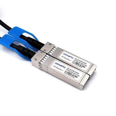 100ω Pvc Jacket Langsung Pasang Kabel Tembaga Sfp+ 0,5 Meter