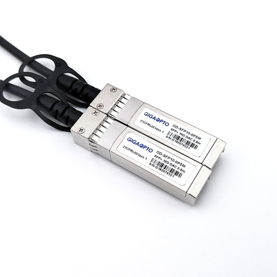 Kabel Pancang Langsung Tembaga Hitam dengan Konektor Plating Emas
