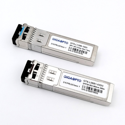 1000 kali tahan lama 10G Transceiver Optik 14.2 * 56.5 * 8.5mm