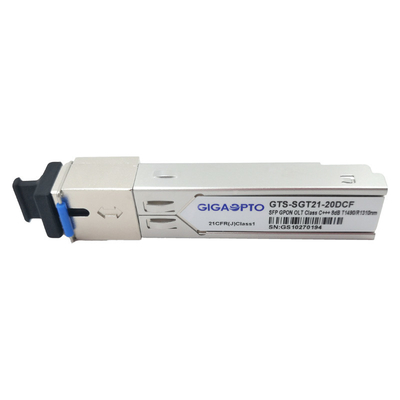 SFP GPON OLT Transceiver Kelas D 8dBm TX Power Optical Modules DDM