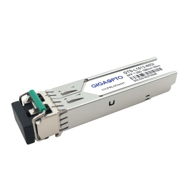 1000BASE-ZX 1.25G SFP 1550nm 80km Modul Transceiver Duplex LC SMF DOM Industri