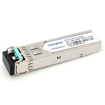 Modul Transceiver SFP Duplex 1.25G 1000BASE CWDM 1270 1610nm 120km LC SMF DOM