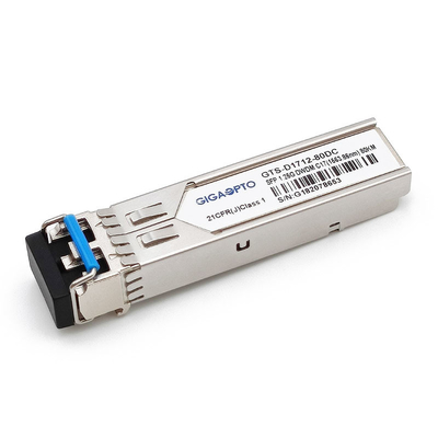 1.25Gbps SFP 80km C17~C61 1000BASE-DWDM 100GHz Modul Transceiver DOM SMF Duplex LC