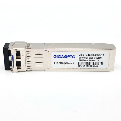 Modul Pemancar Tunggal 6G SDI 1270nm-1450nm CWDM 20km LC DOM MSA