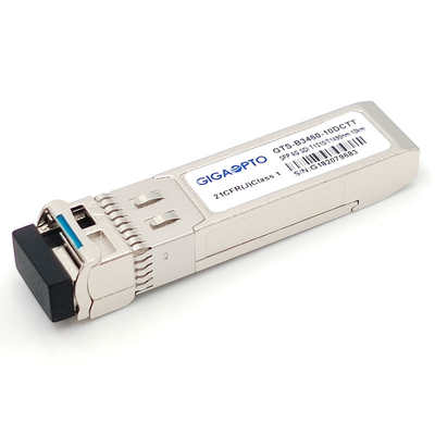 6G SDI SMPTE SFP TX1310nm TX1490nm 10km SMF BIDI LC Modul Pemancar Ganda Non-MSA