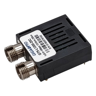 0~1Mbps 1x9 Transceiver Optik 1310nm SMF 20km Modul Transceiver TTL LVTTL Duplex SC FC ST