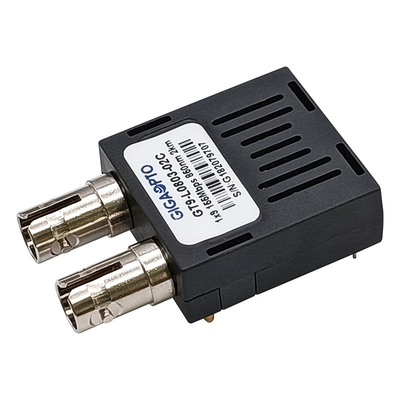 155Mbps 1x9 Transceiver Optik 2km MMF Duplex SC FC ST 850nm Transceiver LVPECL PECL