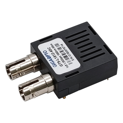 1x9 Serat Tunggal LVPECL PECL Modul SMF 1.25Gbps 1550nm 40km Duplex SC FC ST