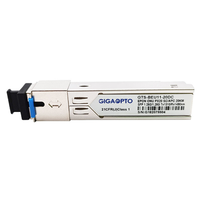1.25Gbps EPON ONU SFP Modul 20km PX20 TX1310nm RX1490nm SFP LC Transceiver