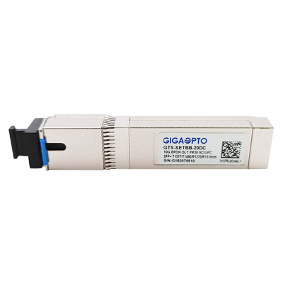 10G EPON SFP Modul OLT SFP + PR30 Simetris T1577nm 10G T1490nm 1G R1270nm 10G R1310nm 1G