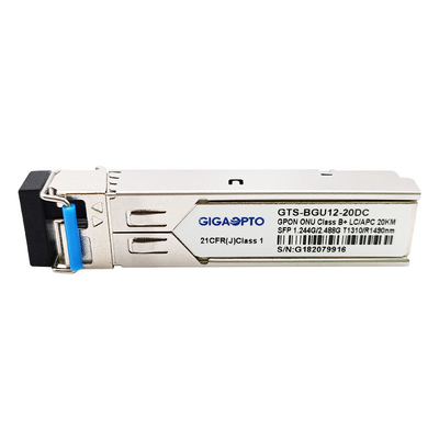 ONU Kelas B+ GPON SFP Modul Transceiver SMF Tx1310nm Rx1490nm LC APC