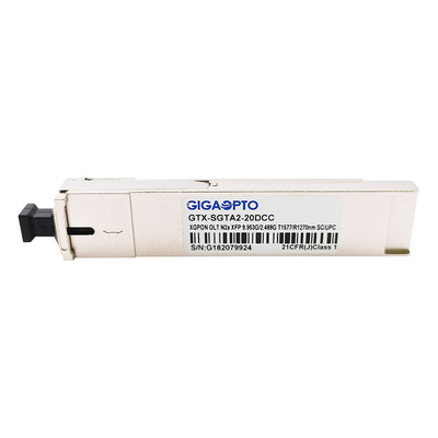 XGPON OLT N2a XFP Transceiver Modul TX 1577nm 9.953G/RX1270nm 2.488G SMF 20km SC UPC DDM