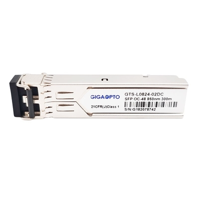 2.5Gbps SFP OC-48/STM-16 SR-0 850nm 300m MMF Duplex LC DOM Transceiver Modul