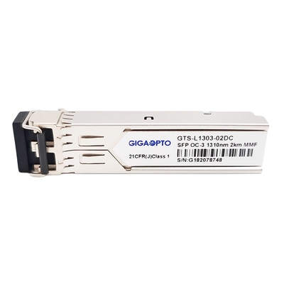 OC-3/STM-1 SR-0 155Mbps 1310nm MMF 2km Modul Transceiver SFP Duplex LC DOM