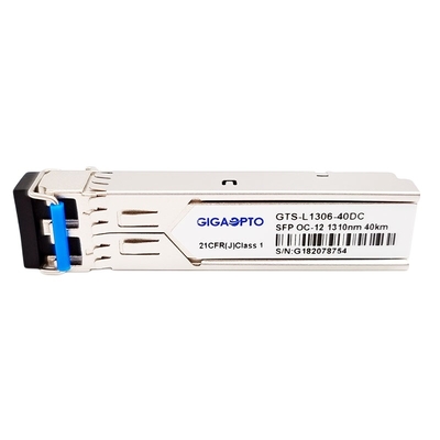 622Mbps OC-12/STM-4 LR-1 SFP 1310nm 40km SDH/SONET Modul Transceiver LC SMF DOM