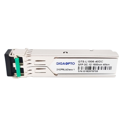 OC-12/STM-4 622Mbps 1550nm 40km Modul Transceiver SFP SMF DOM Duplex LC