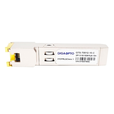 Tembaga SFP 10/100/1000BASE-T 100m SGMII Cat 6/6a RJ-45 Modul Transceiver Optik