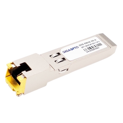 1000Mbps Modul Transceiver Optik SFP Mode Tunggal 1000BASE T Tembaga RJ-45 100m Industri
