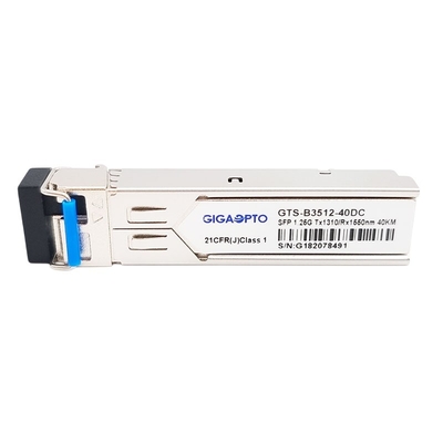 Modul Transceiver SMF LC DOM 1000BASE BX 1.25G BIDI TX1310nm RX1550nm SFP 40km