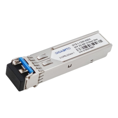 3G SDI SMPTE SFP 1310nm 2km SMF Transceiver Modul Duplex LC DOM MSA Pinout dengan Video Pola Patologis
