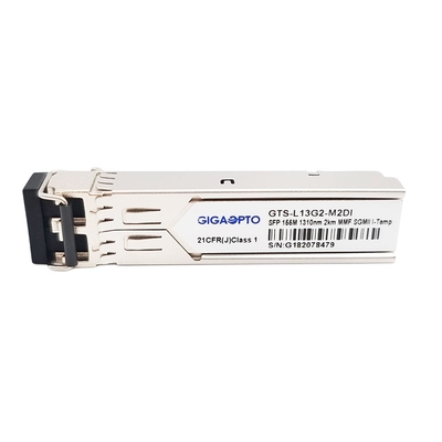 100BASE FX SFP Modul Transceiver Optik Untuk Gigabit Ethernet 2km 155Mbps 1310nm Duplex Fiber Transceiver