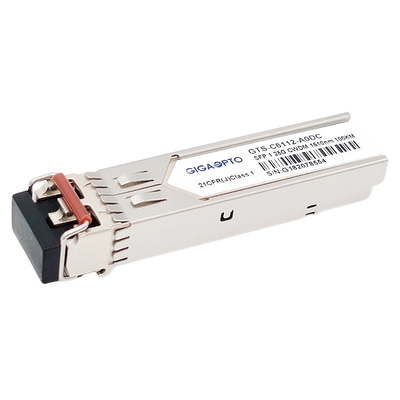 1.25G 1270 ~1610nm 100km 1000BASE CWDM SFP Modul Transceiver SMF DOM Duplex LC
