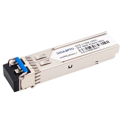 100BASE-LX 1310nm 15km SFP Modul Transceiver Optik Duplex LC SMF DOM 155Mbps