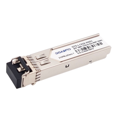 100BASE FX SGMII SFP Transceiver 1310nm MMF 2km LC DOM Modul Untuk Gigabit Ethernet SFP Ports