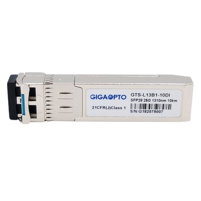 SMF 1310nm 25G LR SFP28 Optical Transceiver DOM 10km
