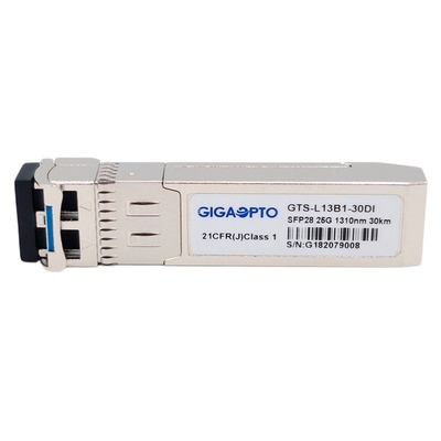 Industri SFP28 Optical Transceiver 1310nm 30km 25GBASE ER Lite SMF Optical Transceiver Modul DOM