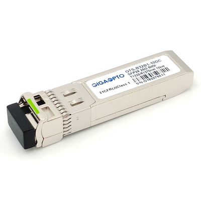 SFP28 25GBASE Modul SFP Dua Arah 1330nm TX 1270nm RX 10km Simplex LC SMF DOM