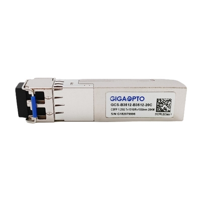 Modul Transceiver CSFP BIDI 1G ganda LX 1310nm TX 1550 nm RX SMF 20km