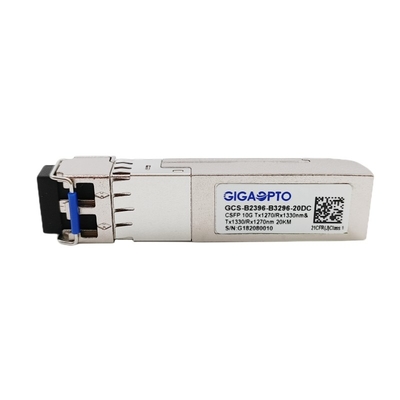 10G Compact SFP+ Dual BIDI Transceiver 20km LC DOM