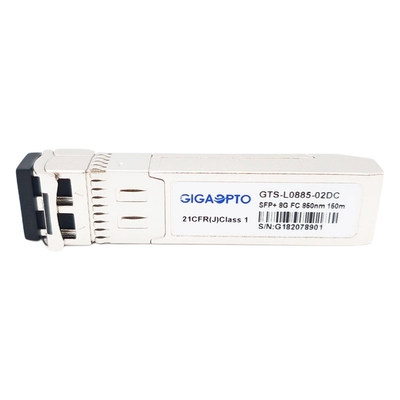 8G Fibre Channel 8GFC SFP + SW 850nm Fiber Transceiver Module 300m DOM LC MMF