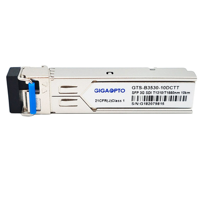3G-SDI 1-Fiber BiDi Dual Transmitter 1310nm/1550nm 10km Modul Pola Patologis Video Non MSA Pinout