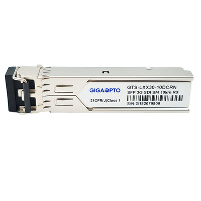 Penerima Tunggal Video 3G 1310nm 10km Video Modul Pola Patologis LC DDM Non MSA Pinout