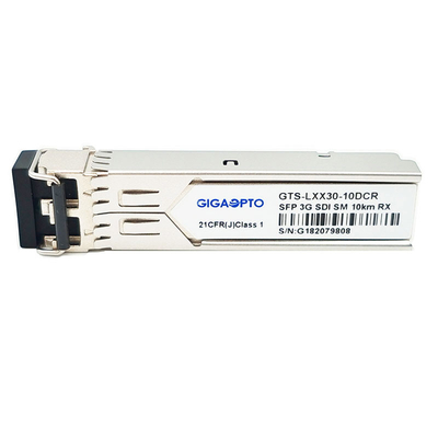 Penerima Tunggal Video 3Gbps 1310nm 10km Video Modul Pola Patologis LC DDM MSA