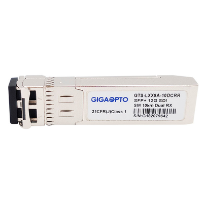 12G-SDI SFP+ Modul Penerima Ganda 10km LC DOM Non MSA Pinout