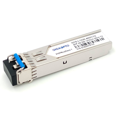 Non MSA Pinout 3Gbps Video SFP Transceiver Pemancar Optik 1310nm 40km Untuk SD HD/3G SDI
