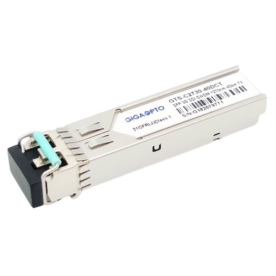 3Gbps SDI Video SFP Transceiver Pemancar Tunggal CWDM 1270nm 1610nm 40km SMF LC DDM MSA