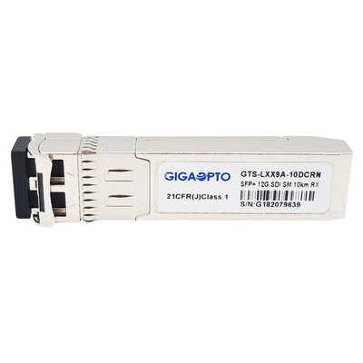 Penerima SFP Video NON MSA 12G SDI 1310nm 10km LC Untuk 12G 6G 3G HD SD-SD