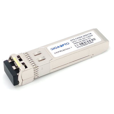 12Gb/S CWDM 1270 1450nm Video SFP Transceiver Pemancar Diagnostik Digital Optik Tunggal 20km LC